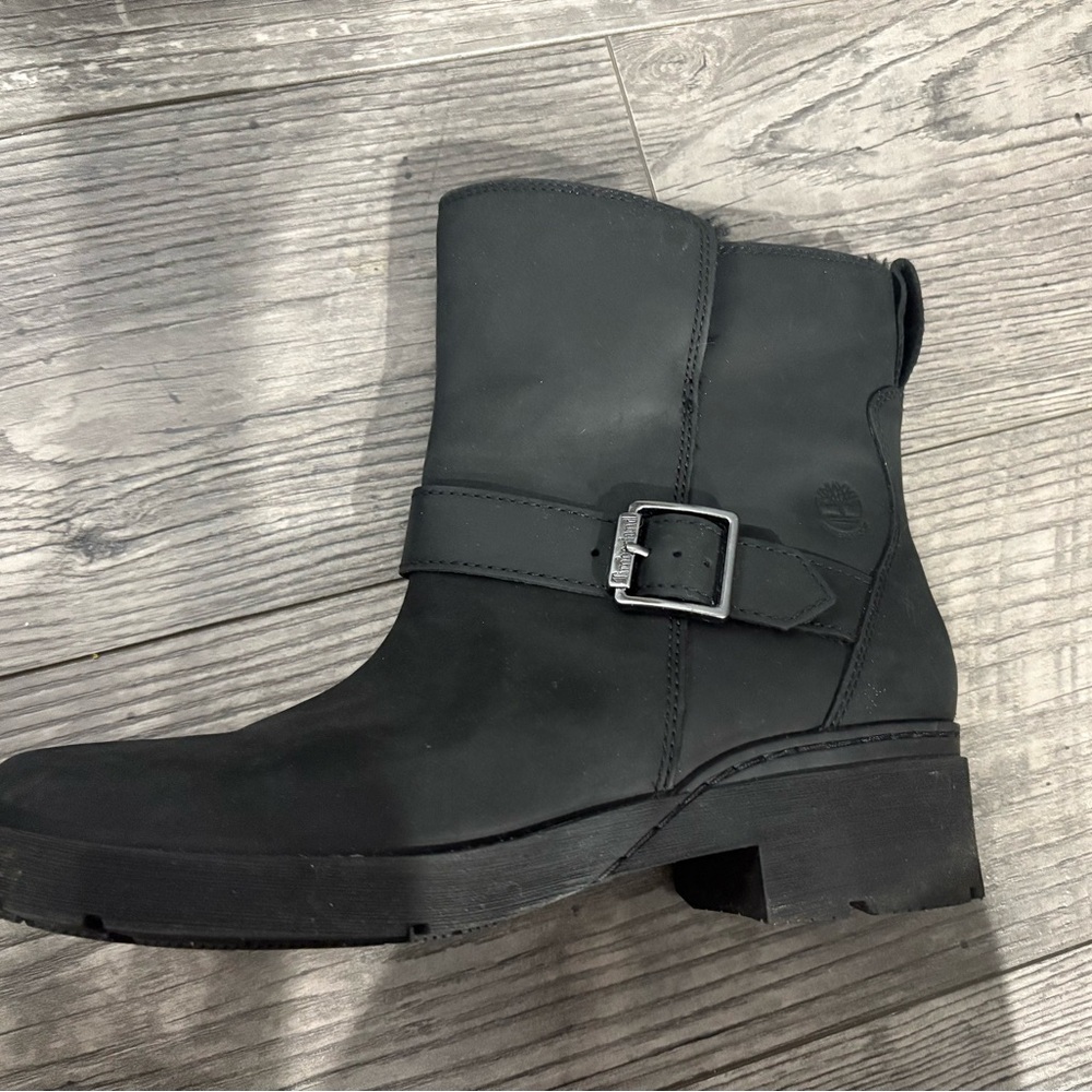 Timberland Women's Black Moto Boots